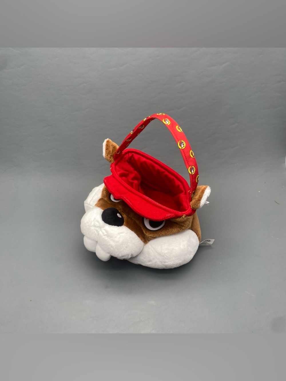 Buc-ee's Plush Easter Basket Beaver Head Bucket Red Hat Handle 2024